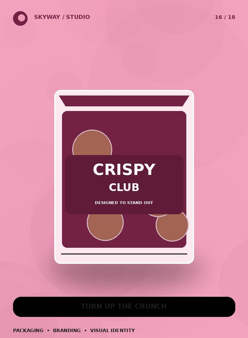 Crispy Club — Snack Identity