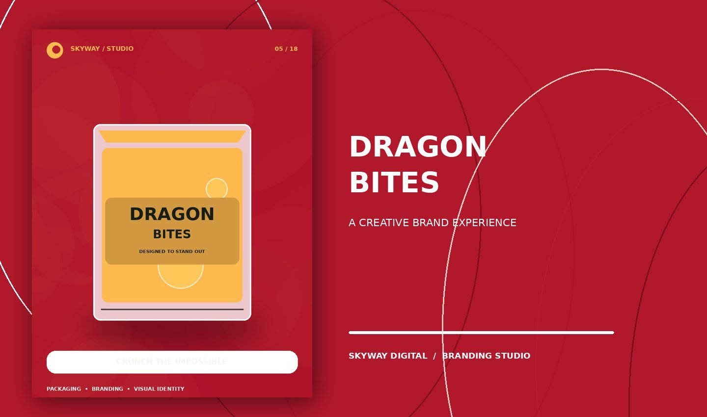 Dragon Bites — Bold Snack Design