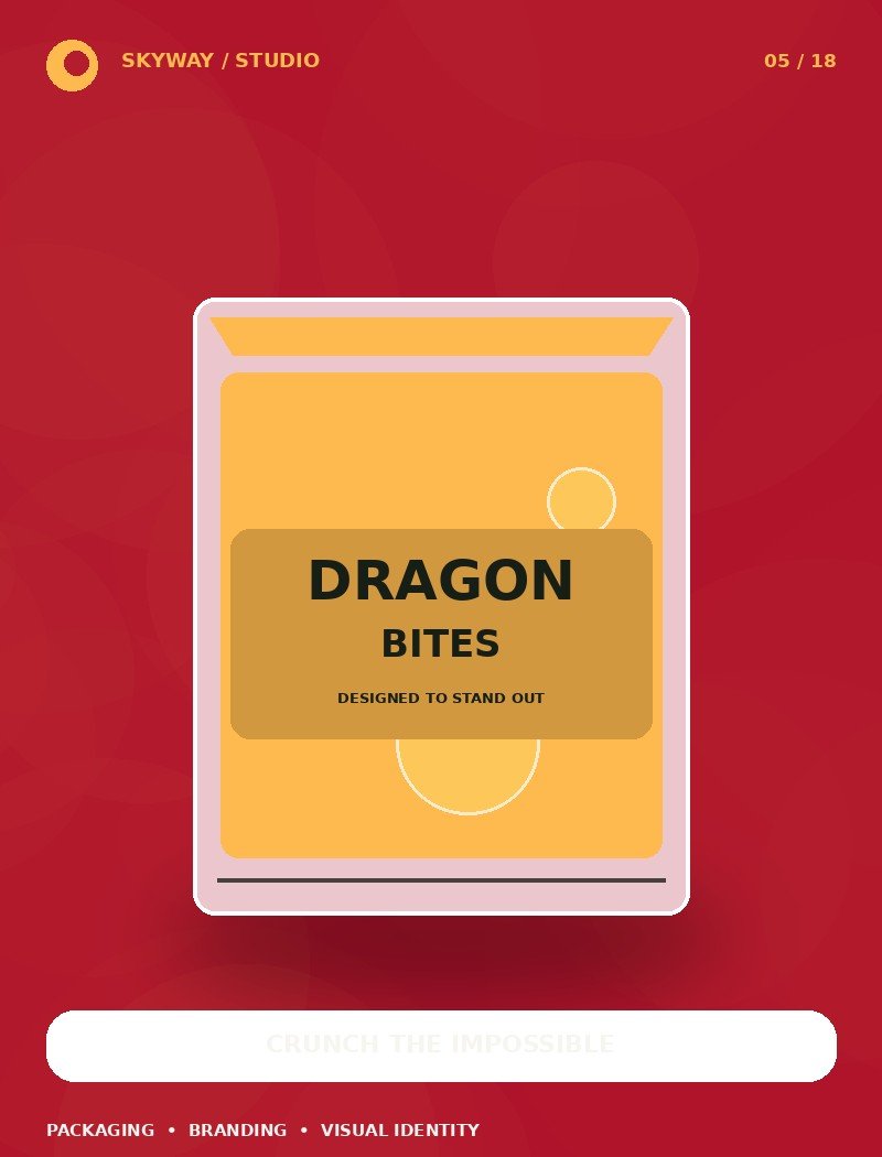 Dragon Bites — Bold Snack Design