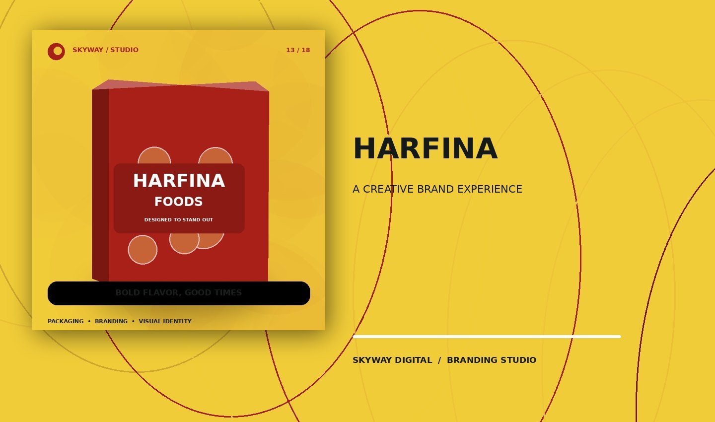 Harfina Foods — Shelf Ready Packaging