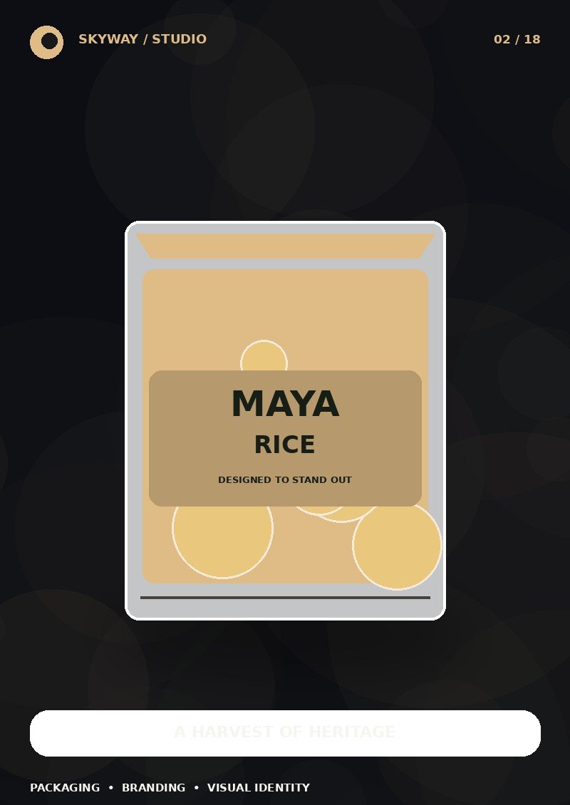 Maya Rice — Premium Pack Design