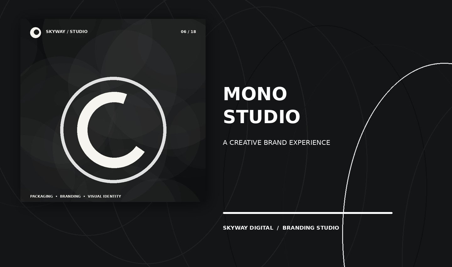 MONO — Modern Brand Identity