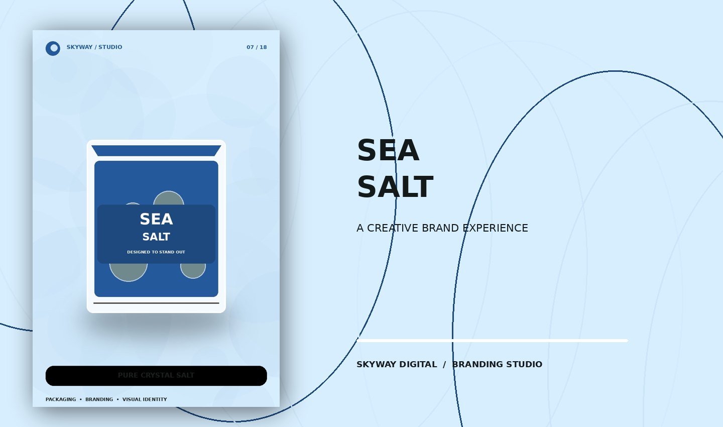 Sea Salt — Pure & Simple