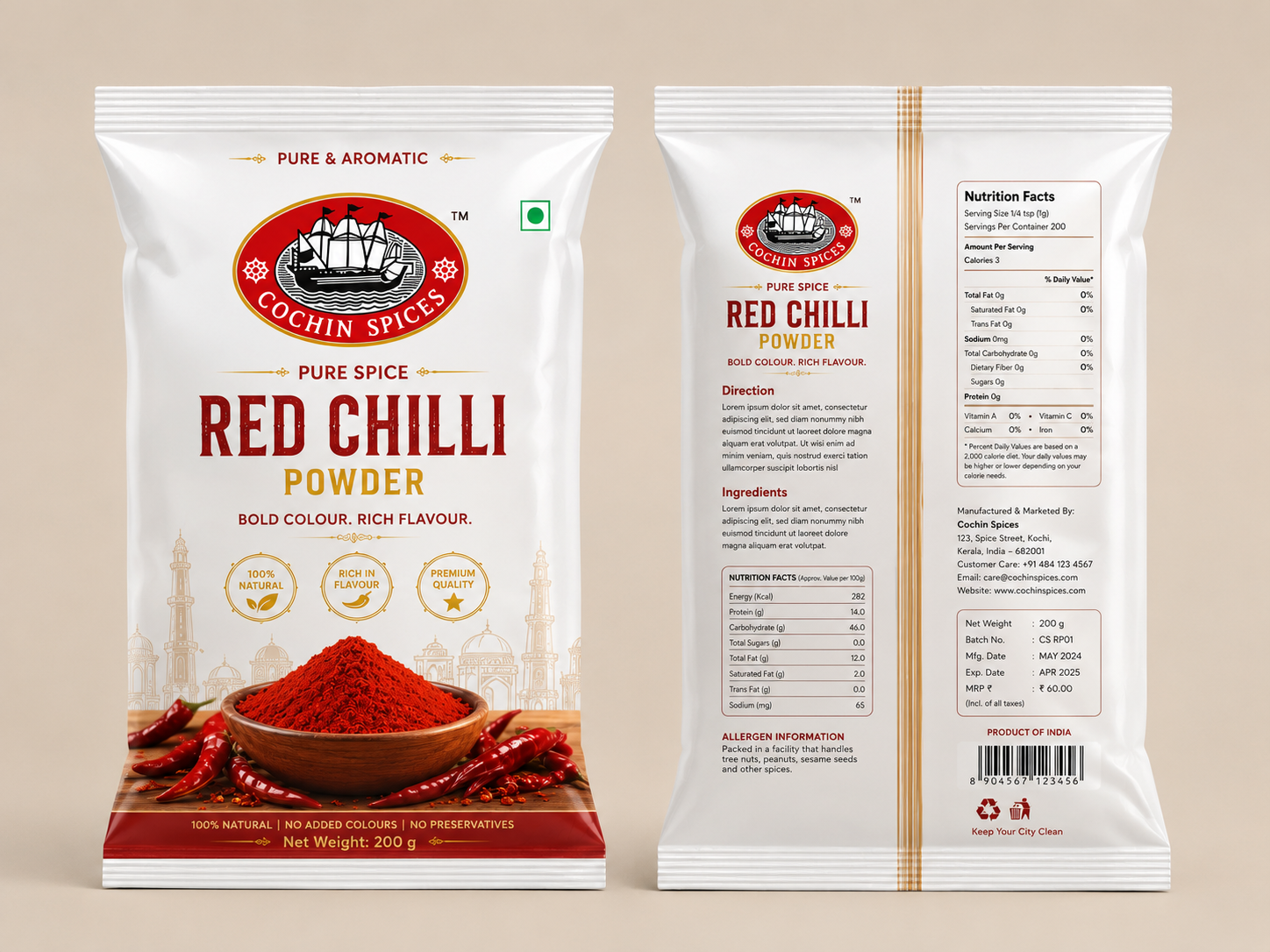 Red Chilli — Premium Pack Design
